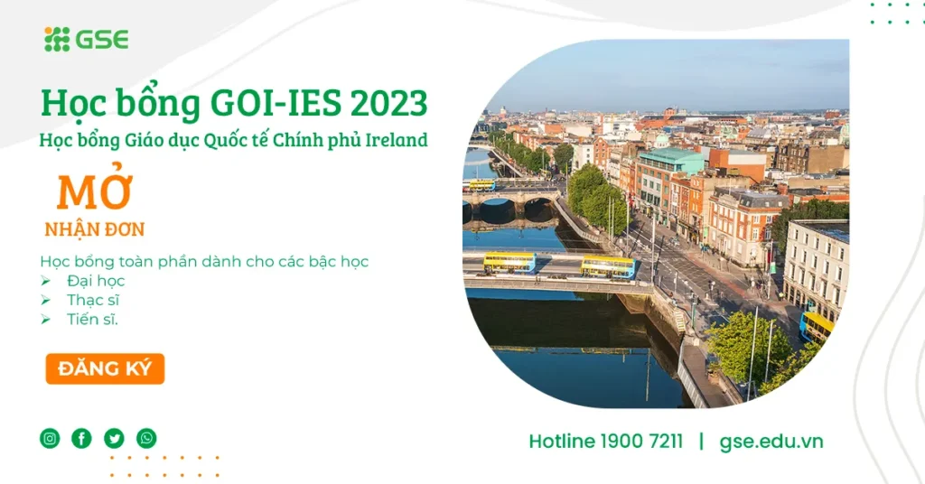 Tổng Quan Về Học Bổng Chính Phủ Ireland